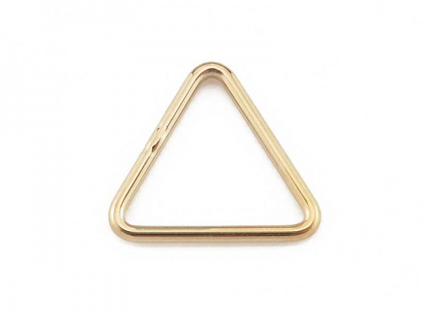 Gold Filled Closed Triangle Component 10mm