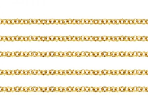 Gold Filled Rolo Chain 2.5mm ~ by the Foot