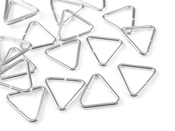 Sterling Silver Open Triangle Component 7.5mm ~ Pack of 10