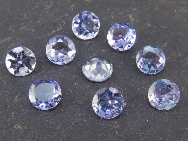 Tanzanite Faceted Round ~ Various Sizes