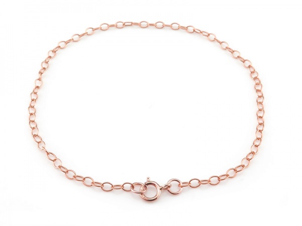 Rose Gold Filled Cable Chain Bracelet ~ 7.5''