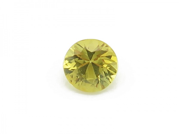 Yellow Sapphire Faceted Round 4mm