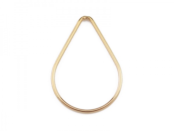 Gold Filled Pear Connector 29mm