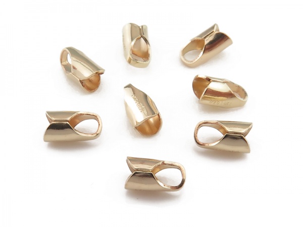 Gold Filled Round End Cap 3mm ID