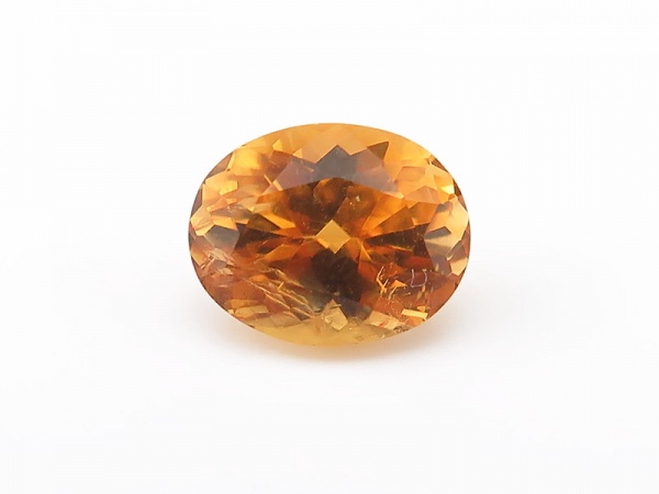 Fair Mined Yellow Tourmaline Faceted Oval 8.25mm x 6.5mm