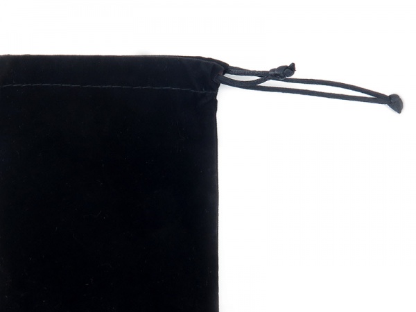 Black Velveteen Tarnish Prevention Bag 140mm x 100mm