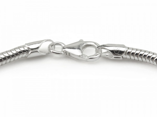 Sterling Silver Snake Chain Bracelet ~ 7.5''