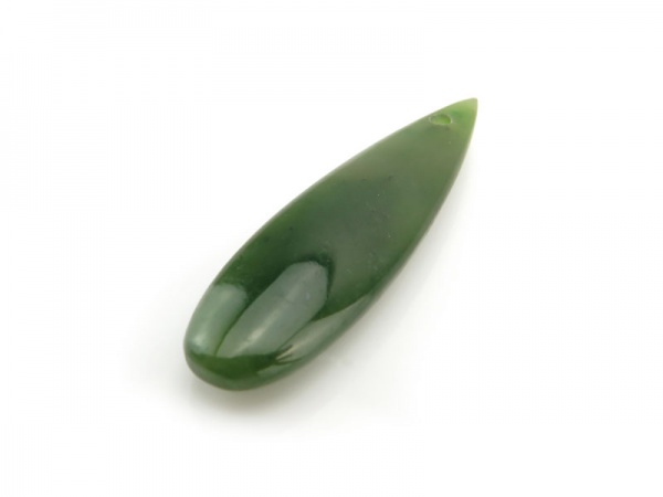 Nephrite Jade Smooth Pear Briolette 30mm - SINGLE
