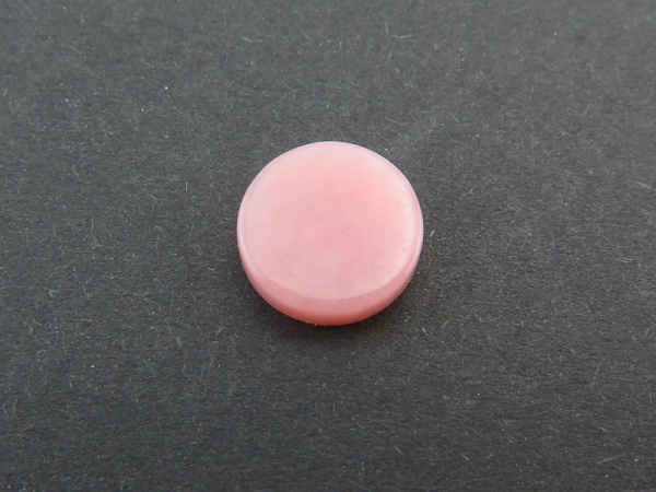 Pink Opal Flat Smooth Disc 8mm