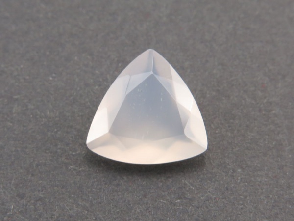 Fair Mined Scottish Chalcedony Faceted Trillion 9.5mm