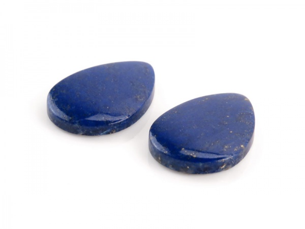 Lapis Lazuli Pear Cabochon 23.5mm ~ PAIR