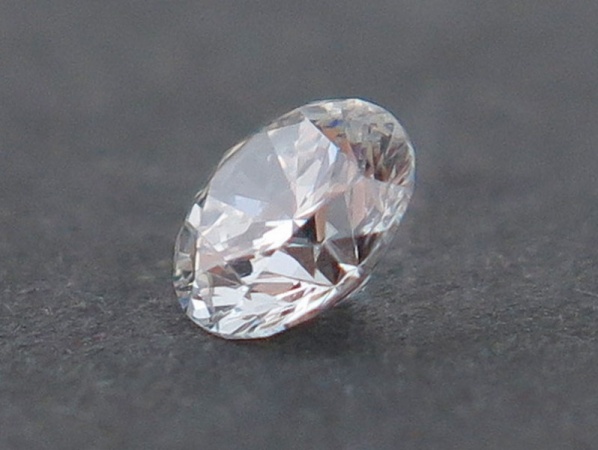 Lab Grown White Diamond Faceted Round ~ Various Sizes