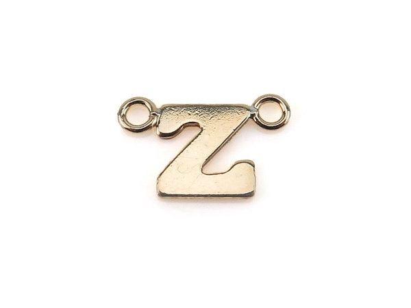 Gold Filled Alphabet Connector ~ Z
