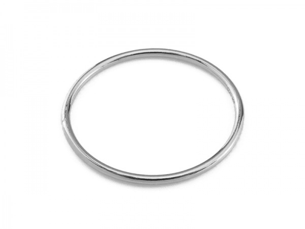 Sterling Silver Stacking Ring (1mm) ~ Size D