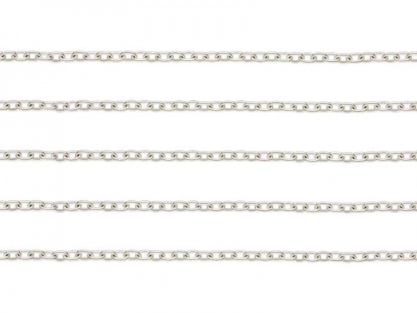 Sterling Silver Cable Chain 1.6 x 1.2mm ~ by the Foot