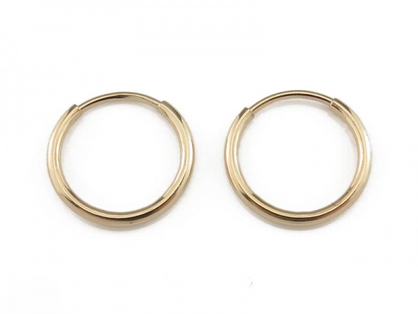 Gold Filled Earring Hoop 12mm ~ PAIR