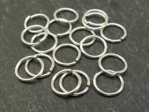 20 Sterling Silver Filled Open Jump Rings 7mm 20ga