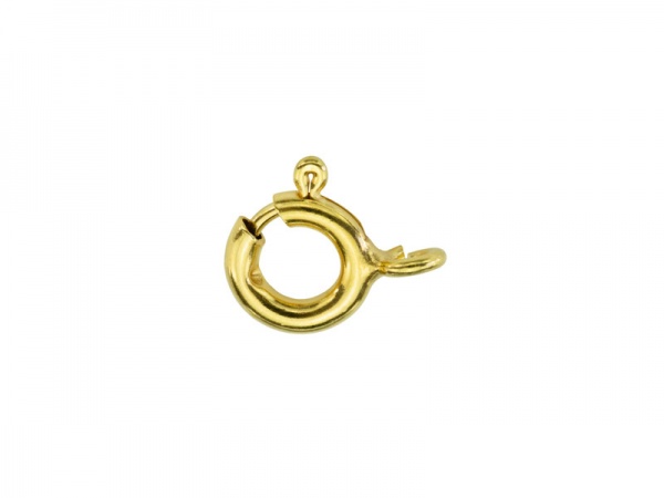 Gold Vermeil Spring Ring Clasp 6mm