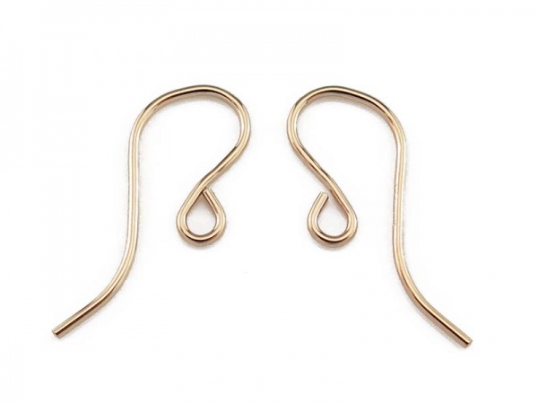 Gold Filled Plain Ear Wire ~ PAIR