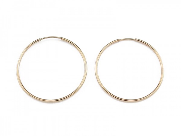 Gold Filled Earring Hoop 30mm ~ PAIR