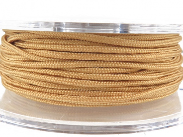 Griffin Braided Nylon Cord ~ 1.5mm ~ Gold ~ 10 metres