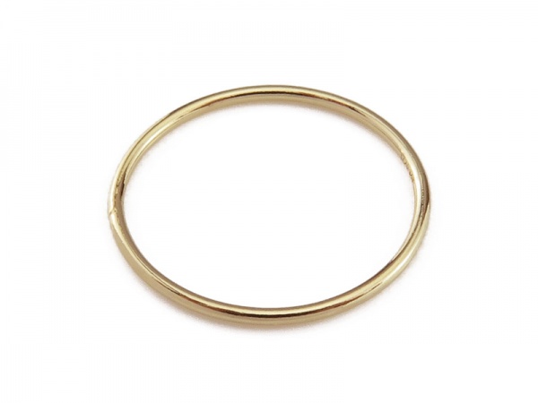 Gold Filled Stacking Ring 16.9mm ~ Size H