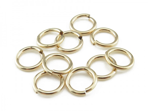 Gold Filled Open Jump Ring 9mm ~ 16ga