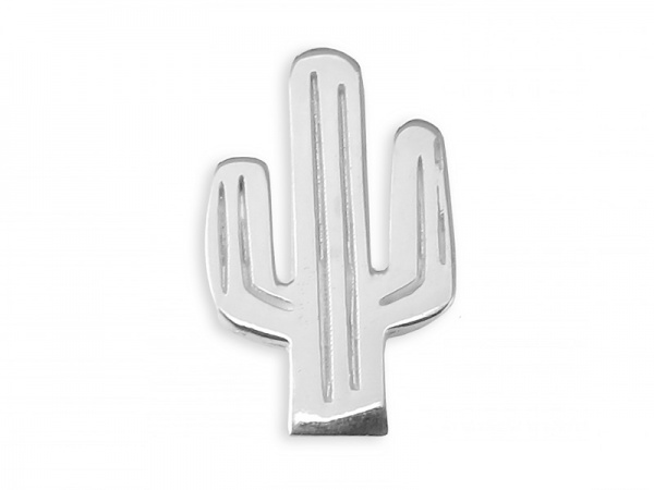 Sterling Silver Cactus Pendant 14mm