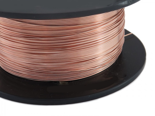Rose Gold Filled Wire ~ 28 Gauge (0.3mm) ~ Half Hard ~ Round ~ 0.5 Troy Ounce Coil