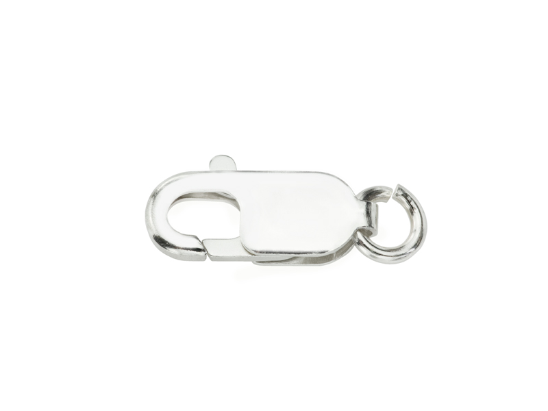 Sterling Silver Lobster Claw Clasp w/Open Ring 16mm