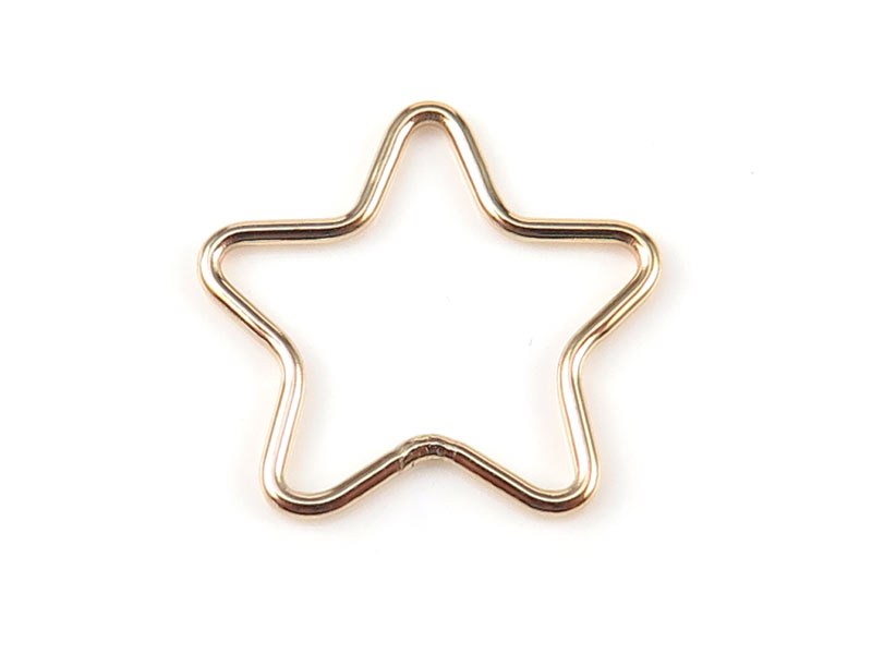 Gold Filled Star Connector 15mm