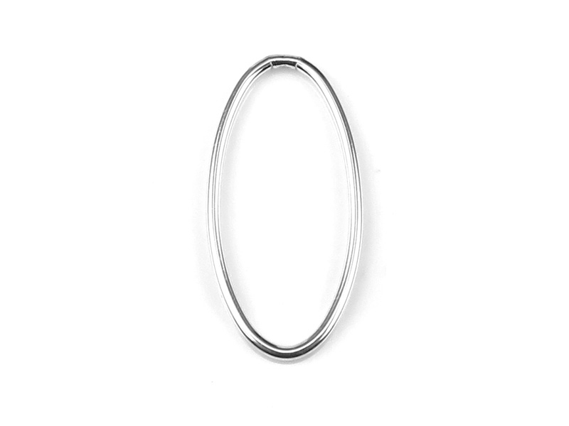 Sterling Silver Oval Connector 20mm