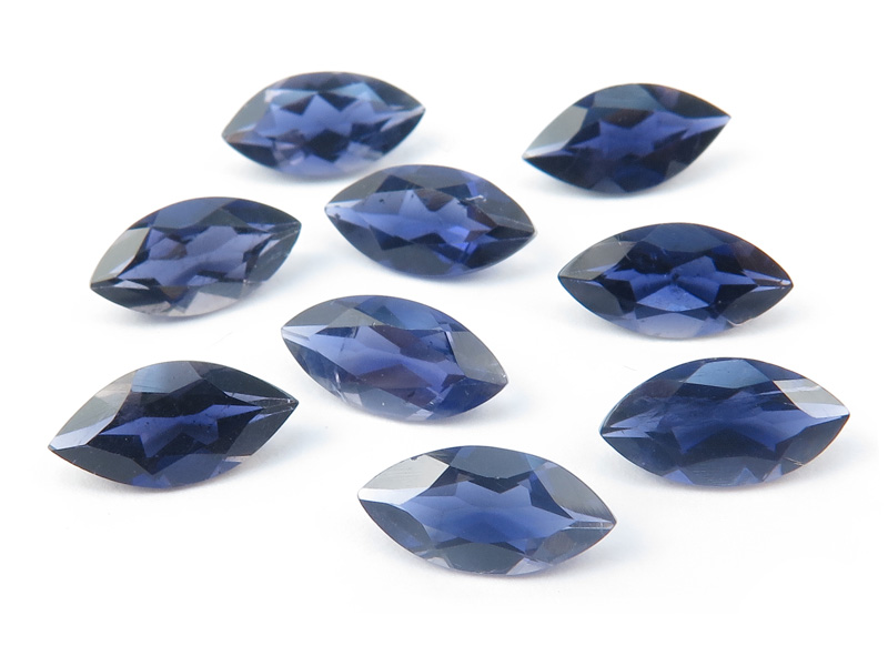 Iolite Faceted Marquise ~ Various Sizes