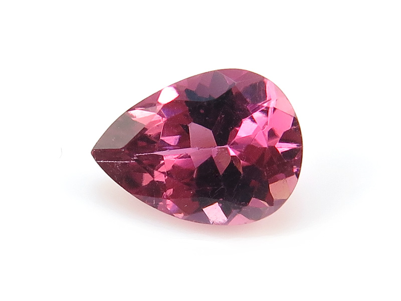 Pink Tourmaline Faceted Pear ~ Various SIzes