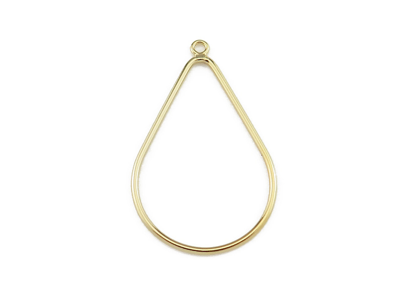 Gold Filled Pear Drop 32mm
