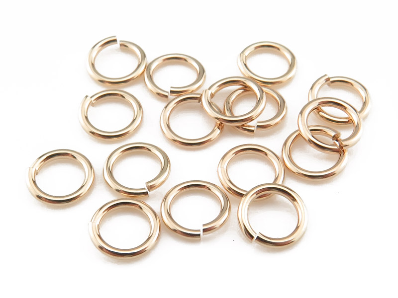 Gold Filled Open Jump Ring 5mm ~ 20ga ~ Pack of 10