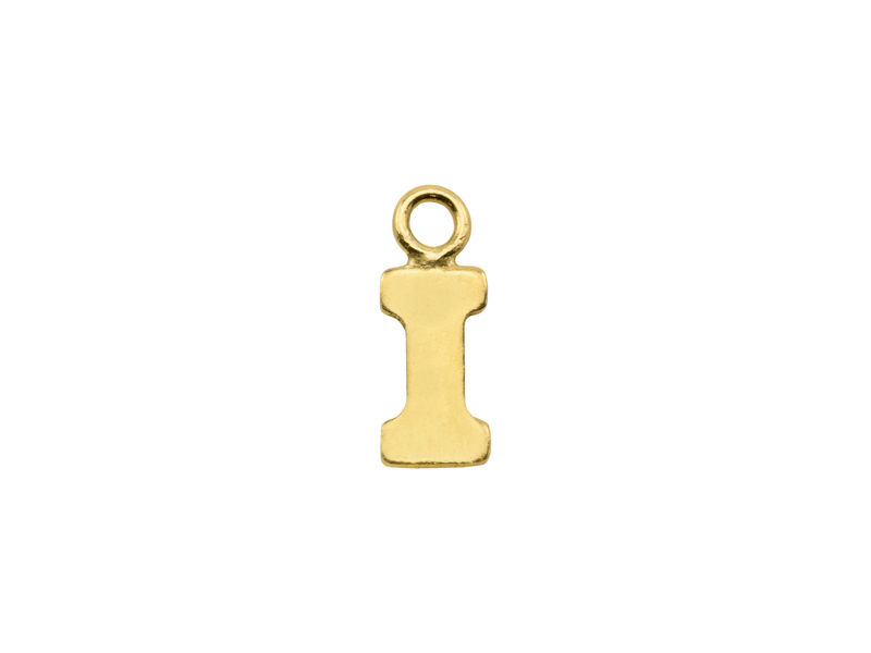 Gold Filled Alphabet Charm ~ I