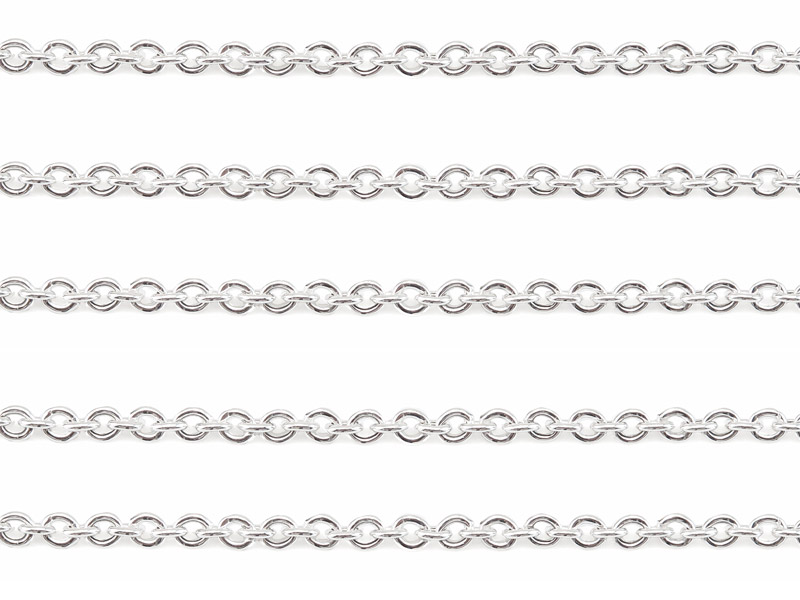 Sterling Silver Hollow Cable Chain 4.5 x 4mm ~ by the Foot