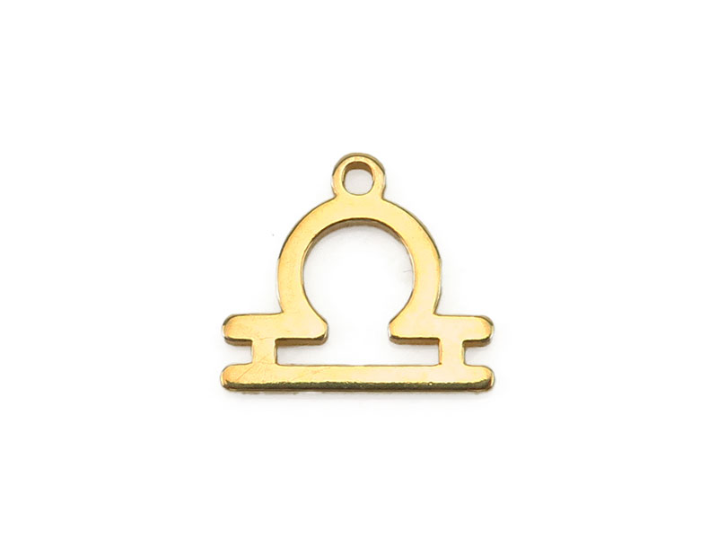 Gold Vermeil Zodiac Charm ~ Libra