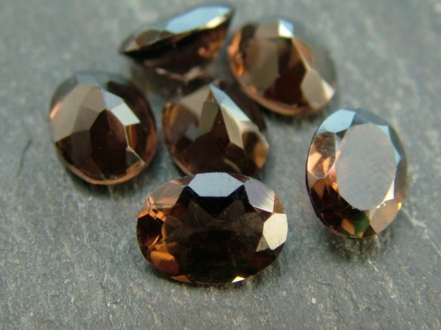 Smoky Quartz Faceted Oval ~ Various Sizes