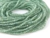 AA Green Kyanite Micro-Faceted Rondelles 2mm ~ 12.5'' Strand
