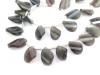 AA Scapolite Faceted Twisted Pear Briolettes 10-13mm