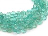 AA Ocean Apatite Faceted Heart Briolettes 4-4.5mm ~ 9'' Strand