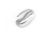 Sterling Silver Cowrie Shell Connector 13mm