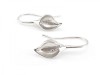 Sterling Silver Lily Ear Wire with Peg ~ PAIR