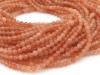 AA+ Carnelian Faceted Round Beads 3mm ~ 12.5'' Strand