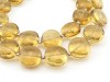 AAA Citrine Micro-Faceted Coin Beads 7.5-9.25mm ~ 9.5'' Strand
