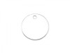 Sterling Silver Round Tag 10mm - Optional Engraving