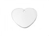 Sterling Silver Heart Pendant 20mm ~ Optional Engraving