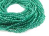 AAA Green Onyx Micro-Faceted Rondelles 2mm ~ 12.5'' Strand